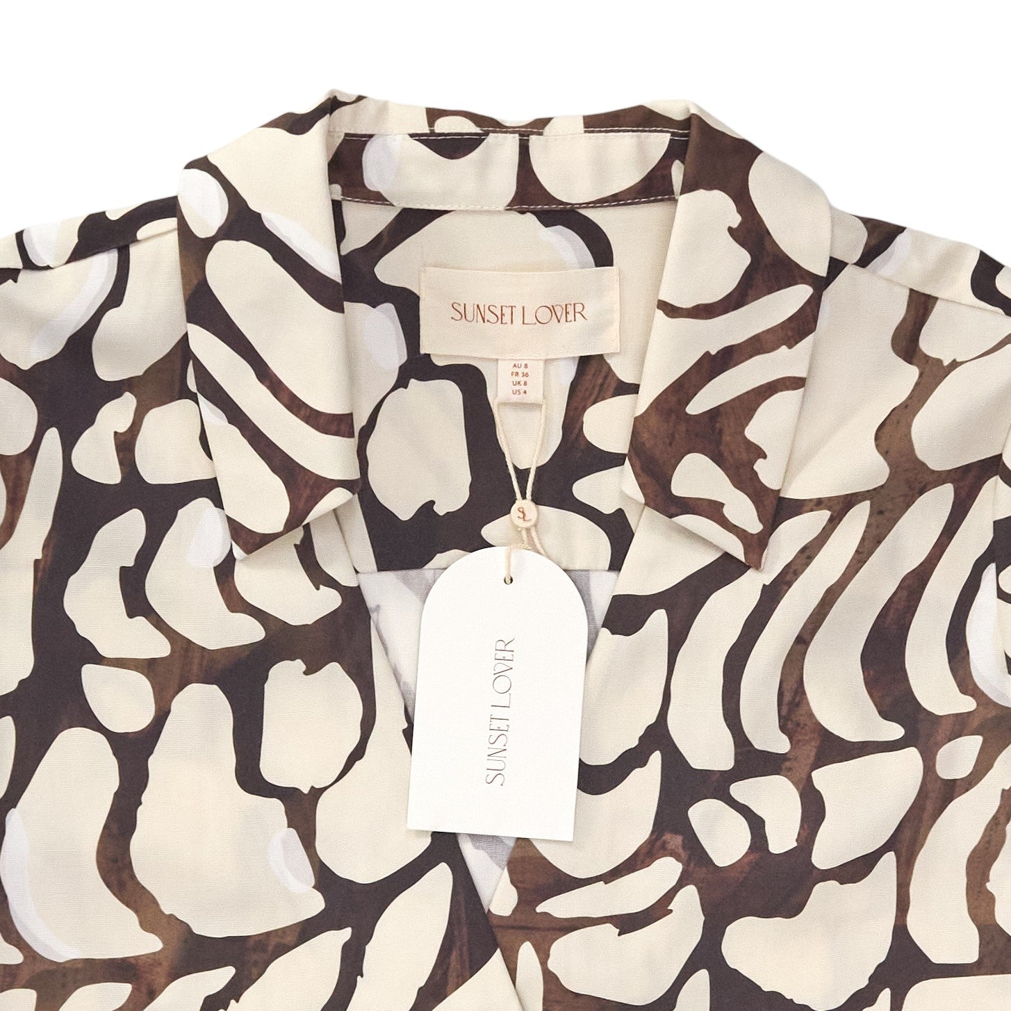 Sunset Lover Cream/Brown Arez Shirt