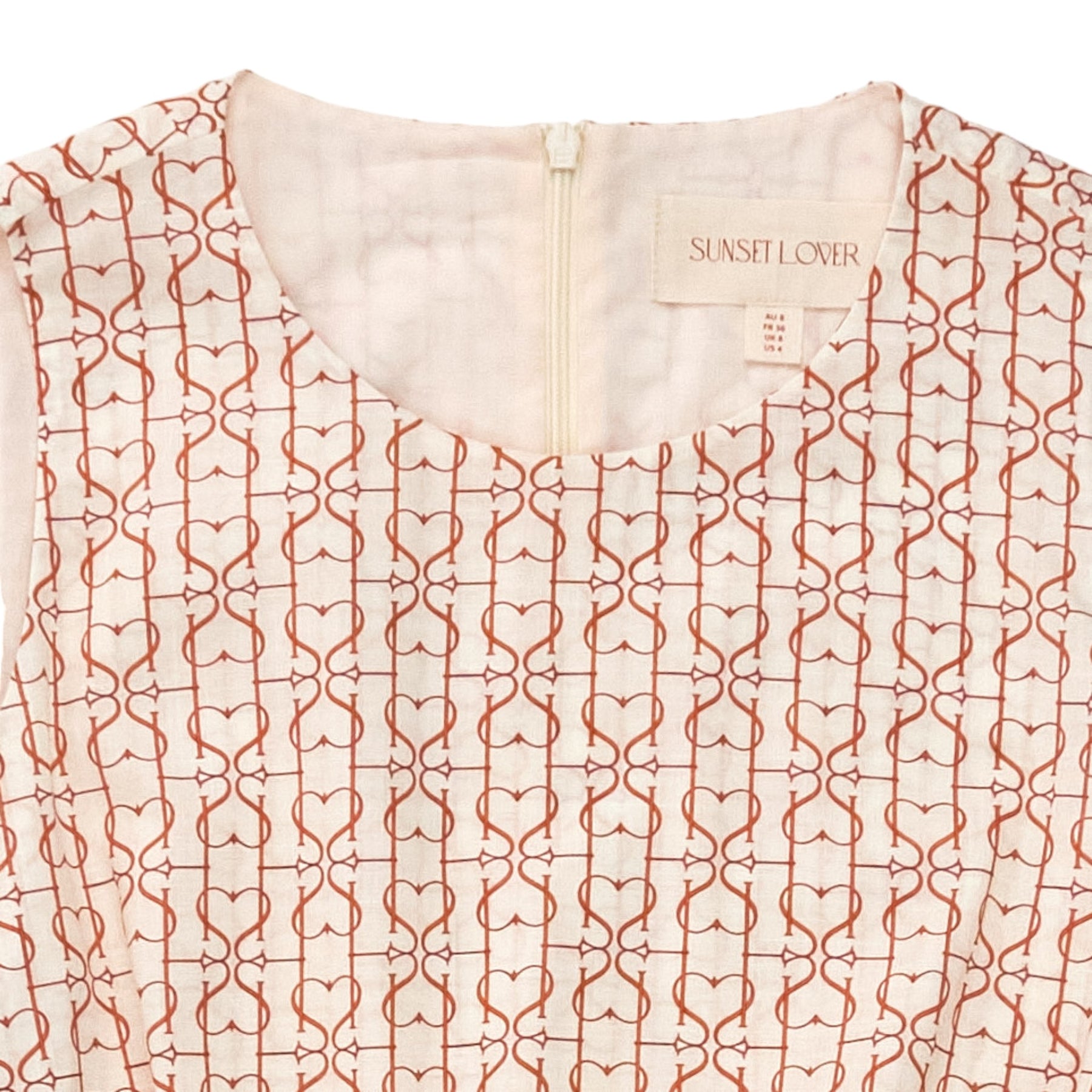 Sunset Lover Cream Cut-Out Tie Dress