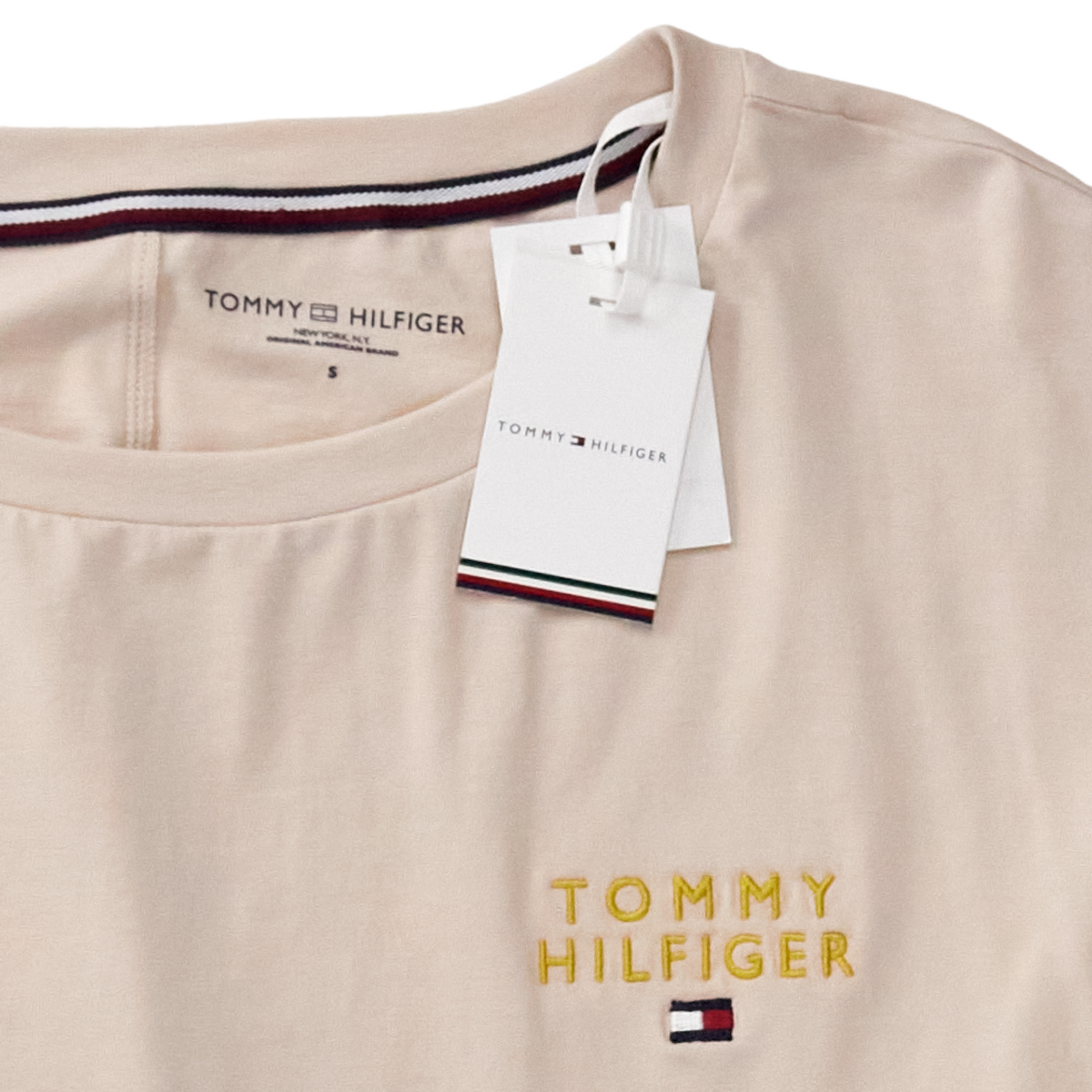 Tommy Hilfiger Creme Logo T-Shirt