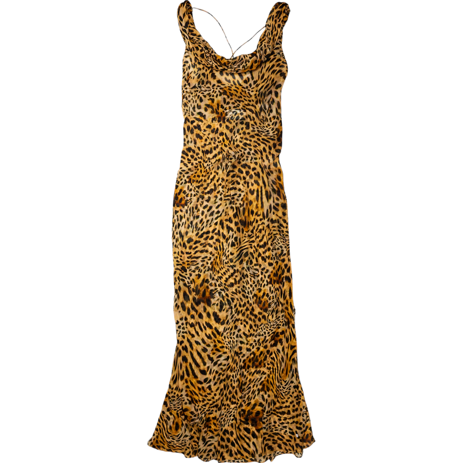 Rat & Boa Brown Leopard Print Maxi Dress