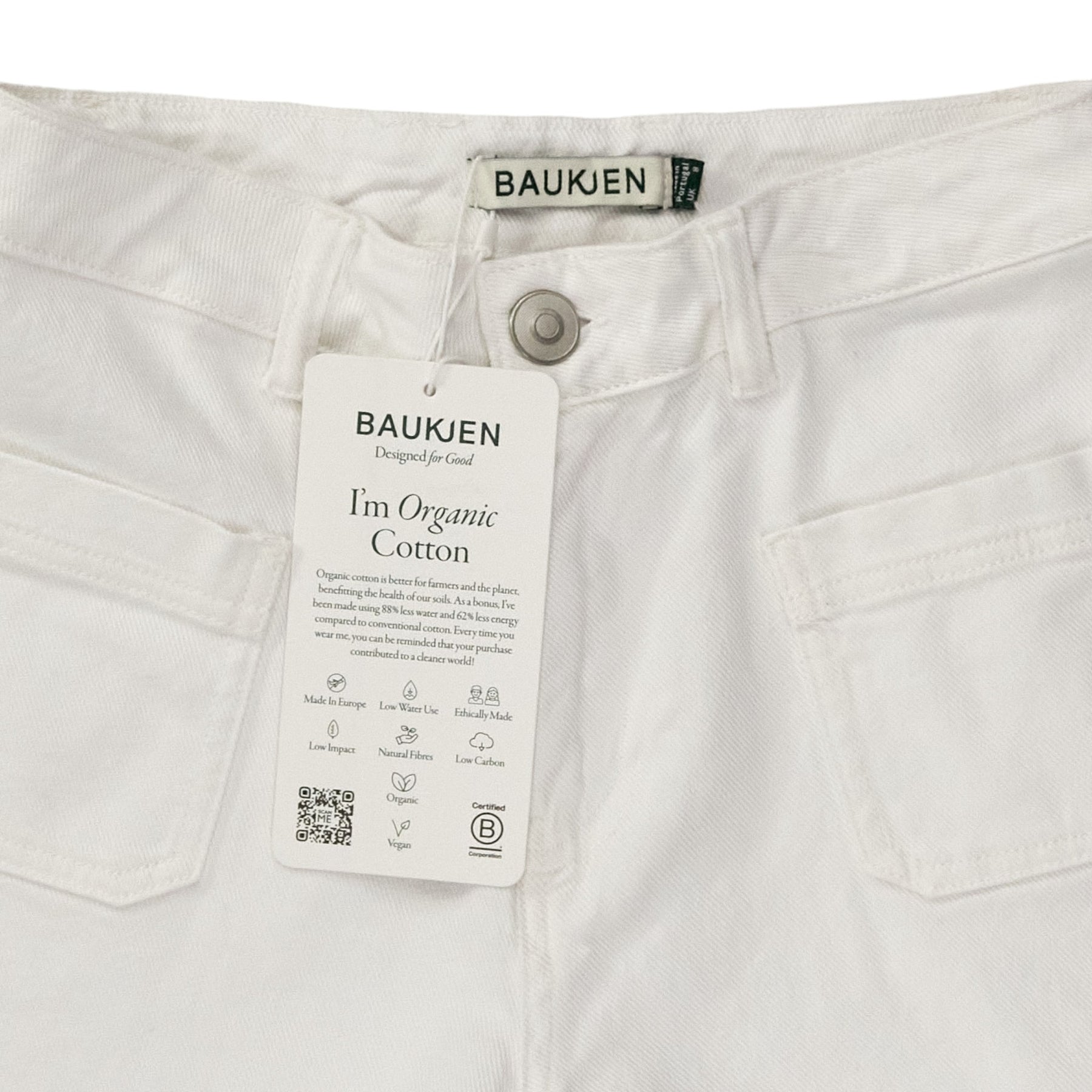 Baukjen Soft White Caitlin Shorts