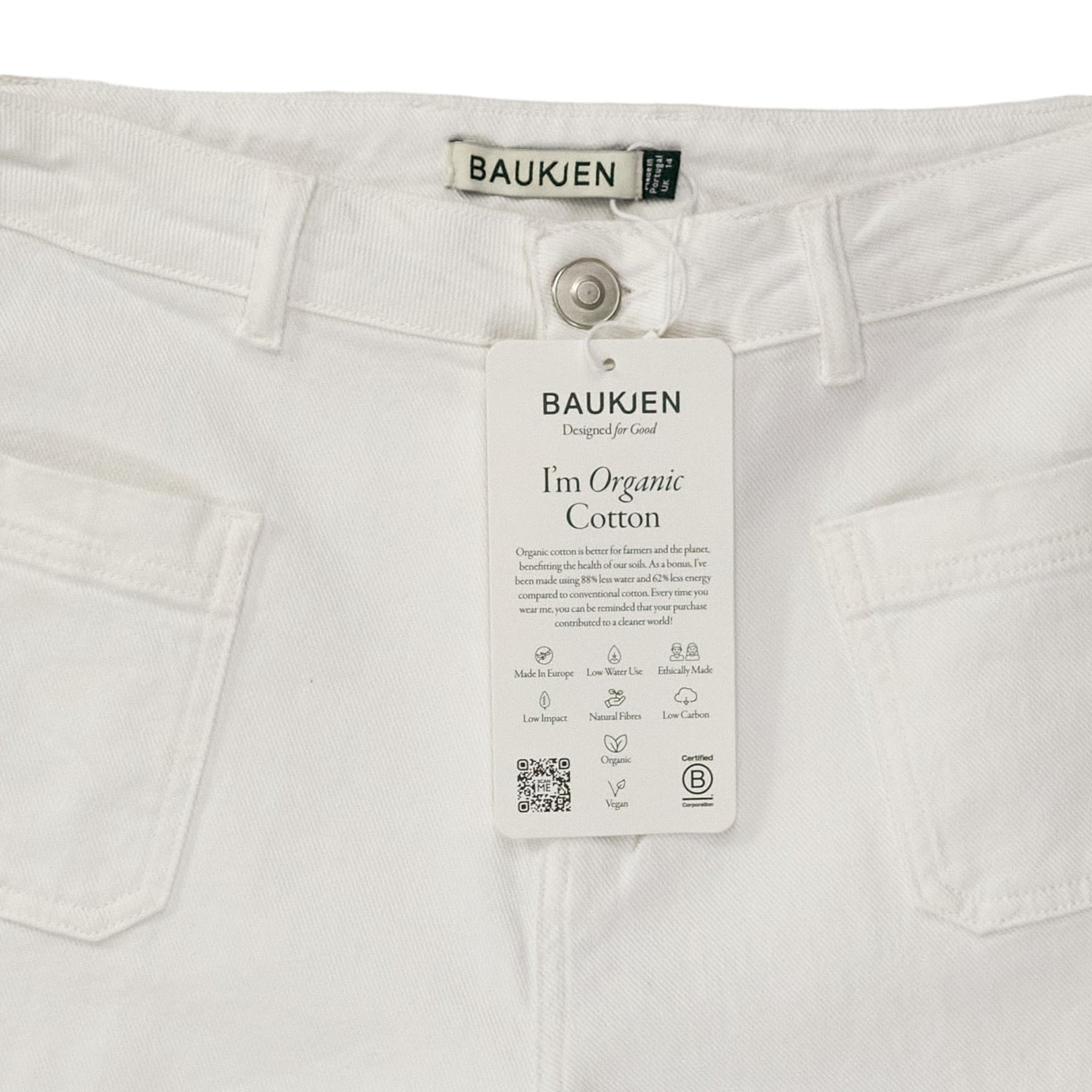 Baukjen Soft White Caitlin Shorts