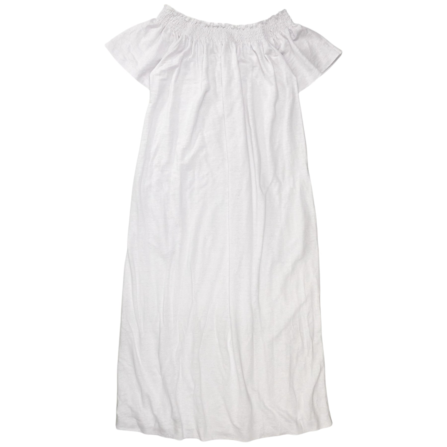 NRBY White Slub Jersey Dress