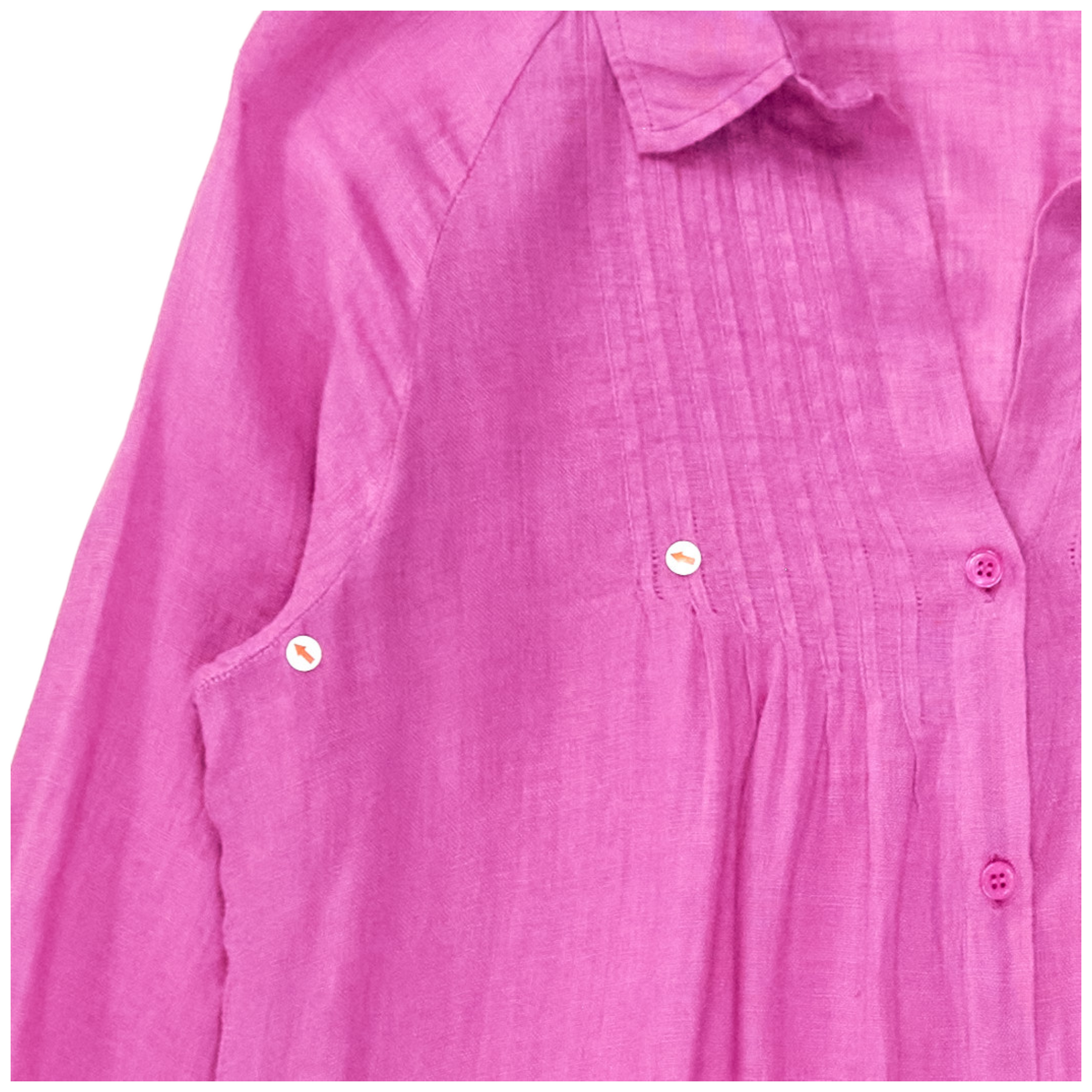 NRBY Purple Pin Tuck Shirt Dress