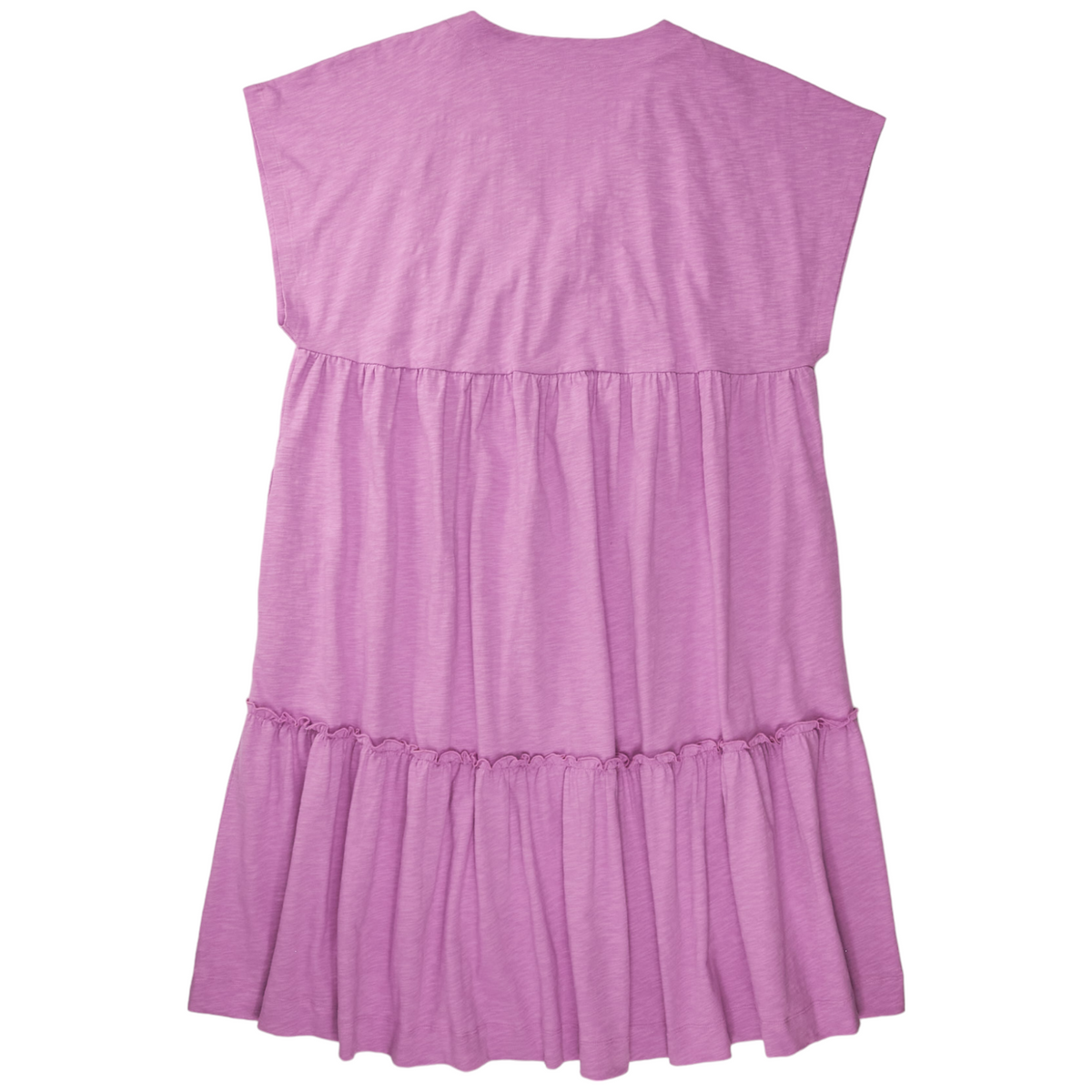NRBY Lilac Slub Tiered Dress
