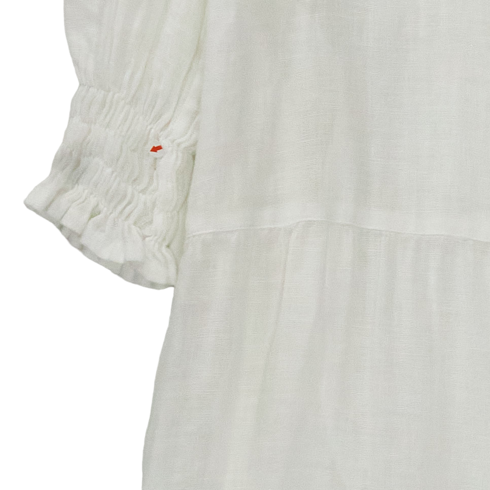 NRBY White Gauze Maxi Dress