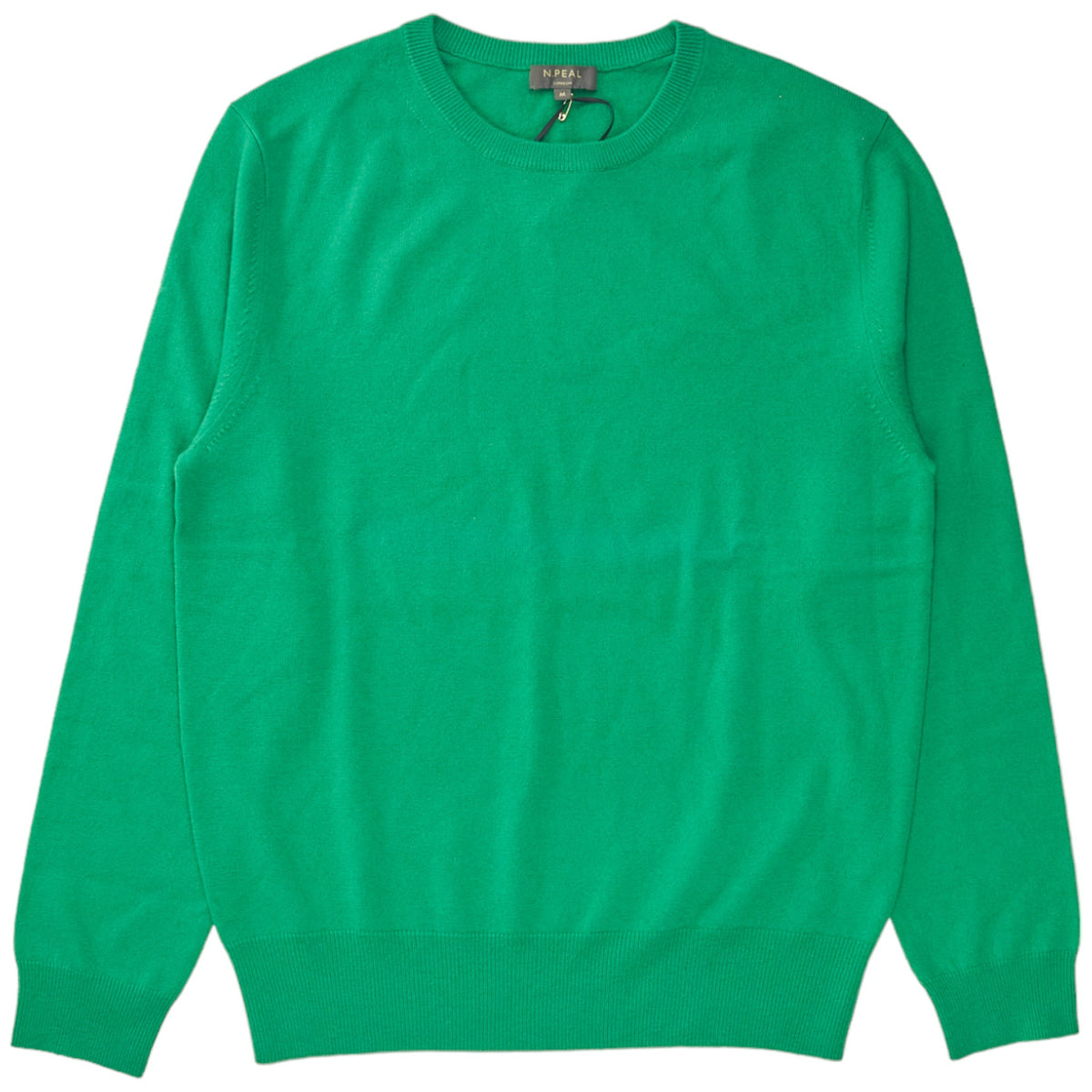 N. Peal Spring Green Cashmere Sweater