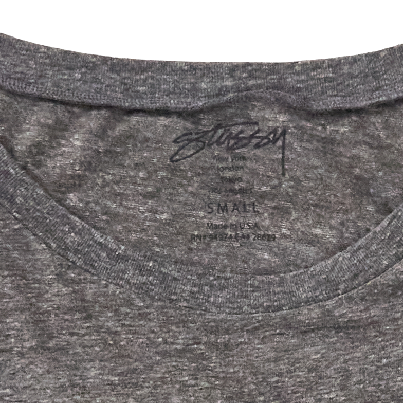 Vintage Stussy Grey Marl Tee