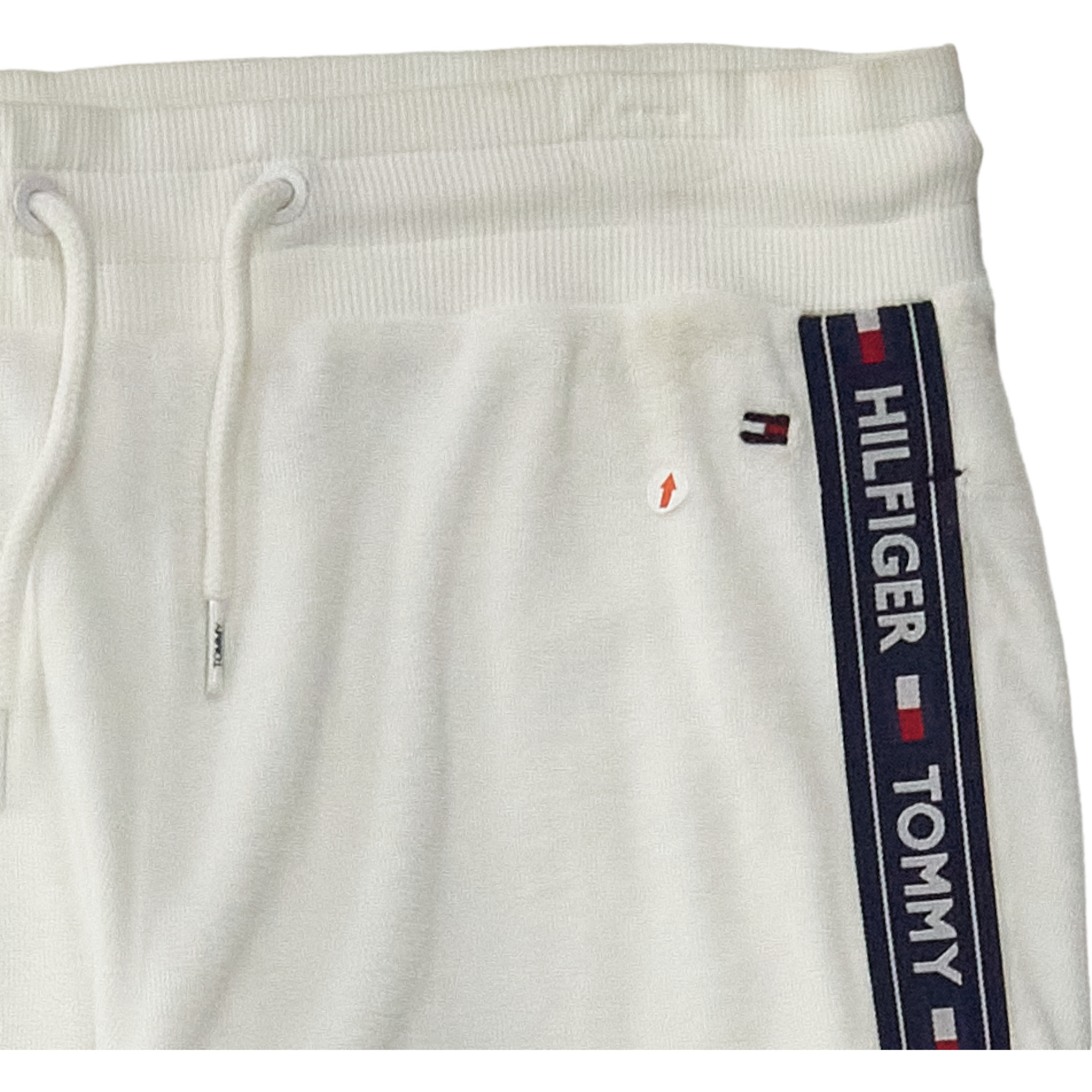 Tommy Hilfiger White Towelling Joggers