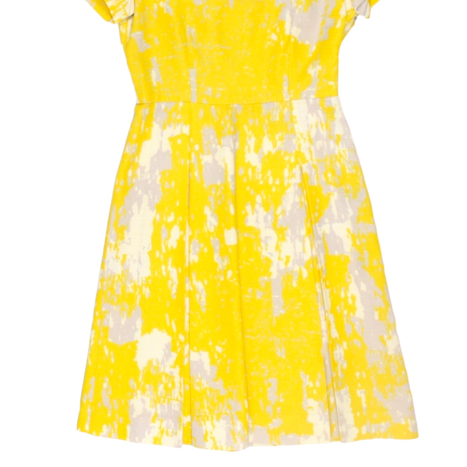 Jonathan Saunders Yellow Fit & Flare Dress