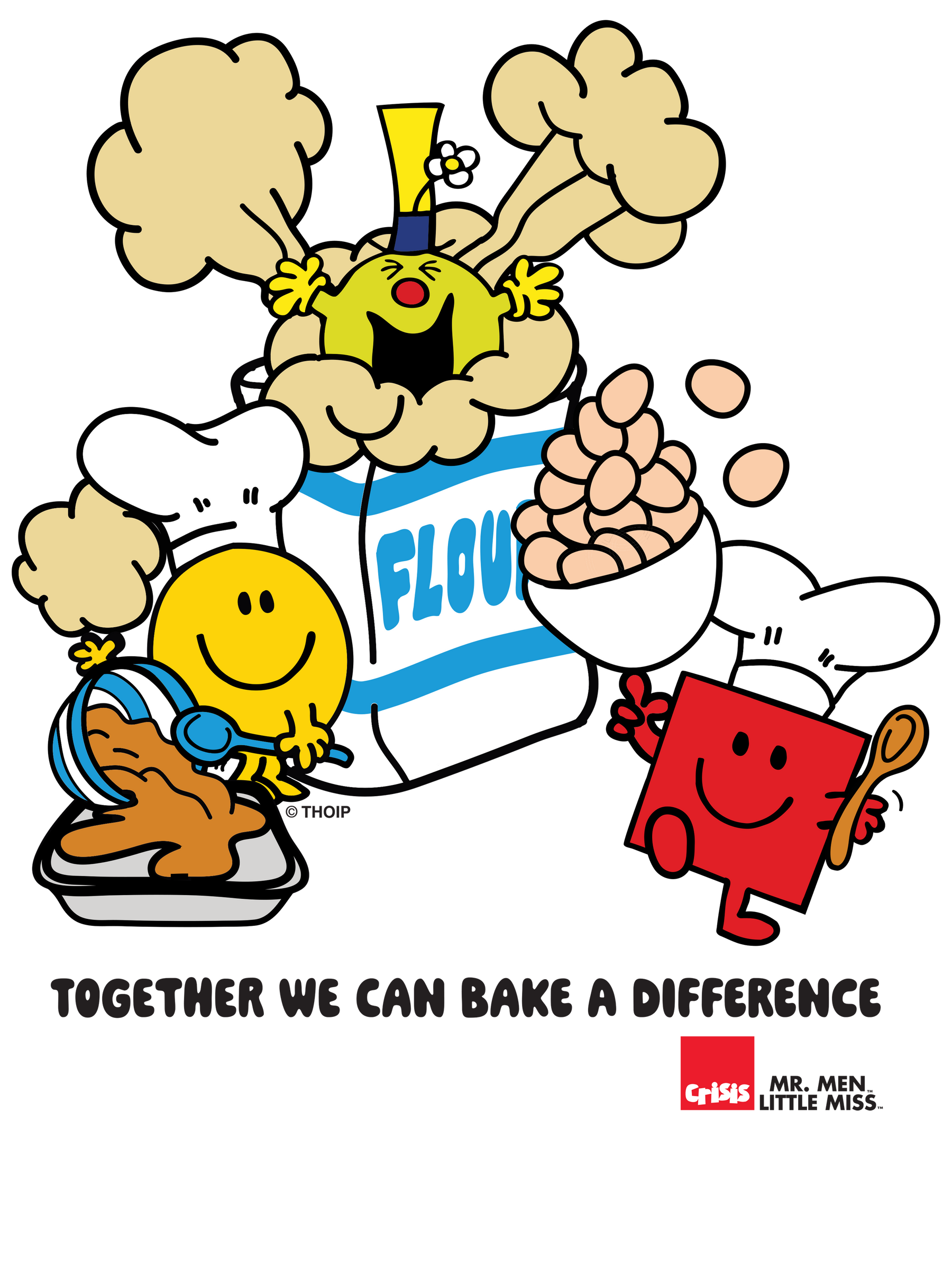 Bake for Crisis - Mr Men T-shirt