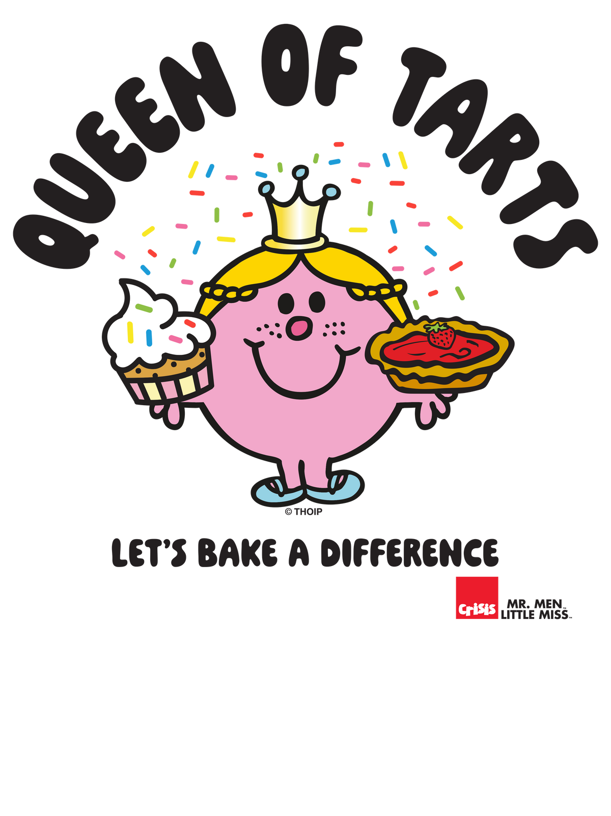 Bake for Crisis - Queen of Tarts Tea Towel