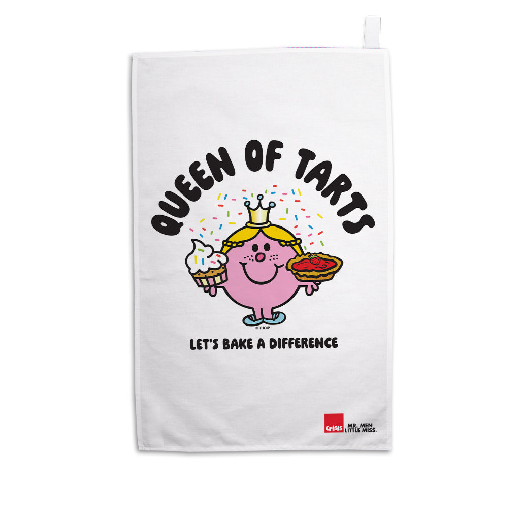 Bake for Crisis - Queen of Tarts Tea Towel