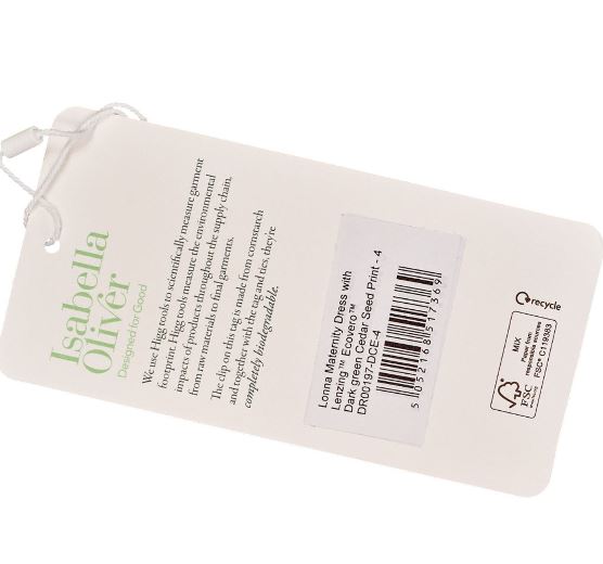 Isabella Oliver Green Lonna Maternity Dress