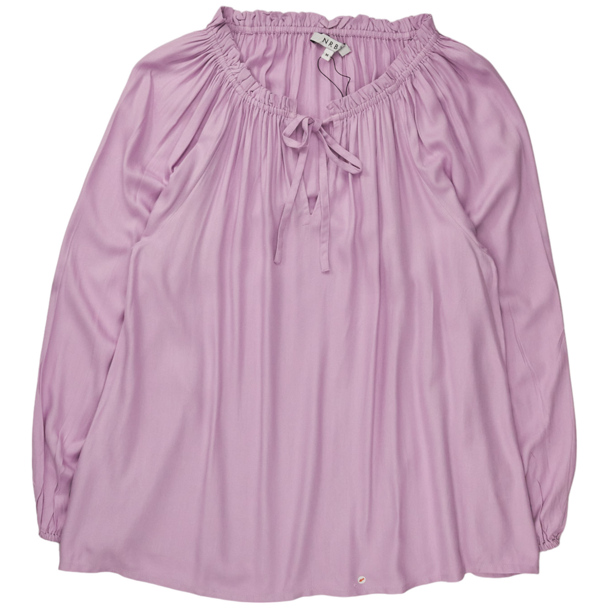 NRBY Lilac Gathered Neck Blouse