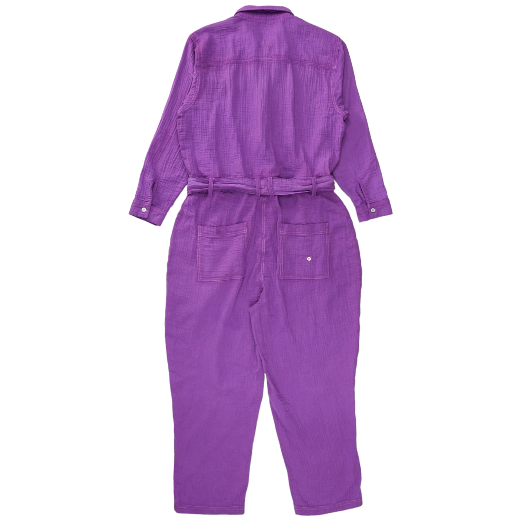 NRBY Purple Crinkle Jumpsuit