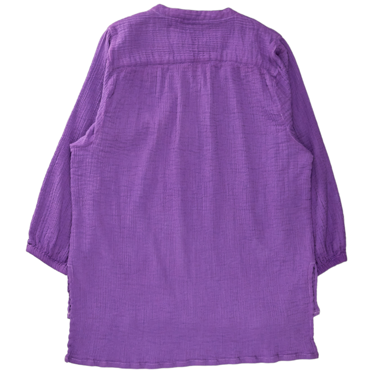 NRBY Purple Crinkle Cotton Top
