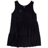 Baukjen Black Tiered Jersey Dress