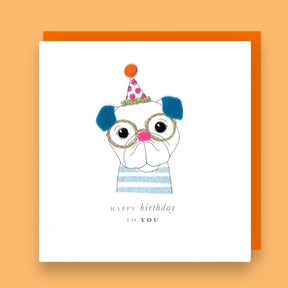 Happy Birthday To You Pug Card