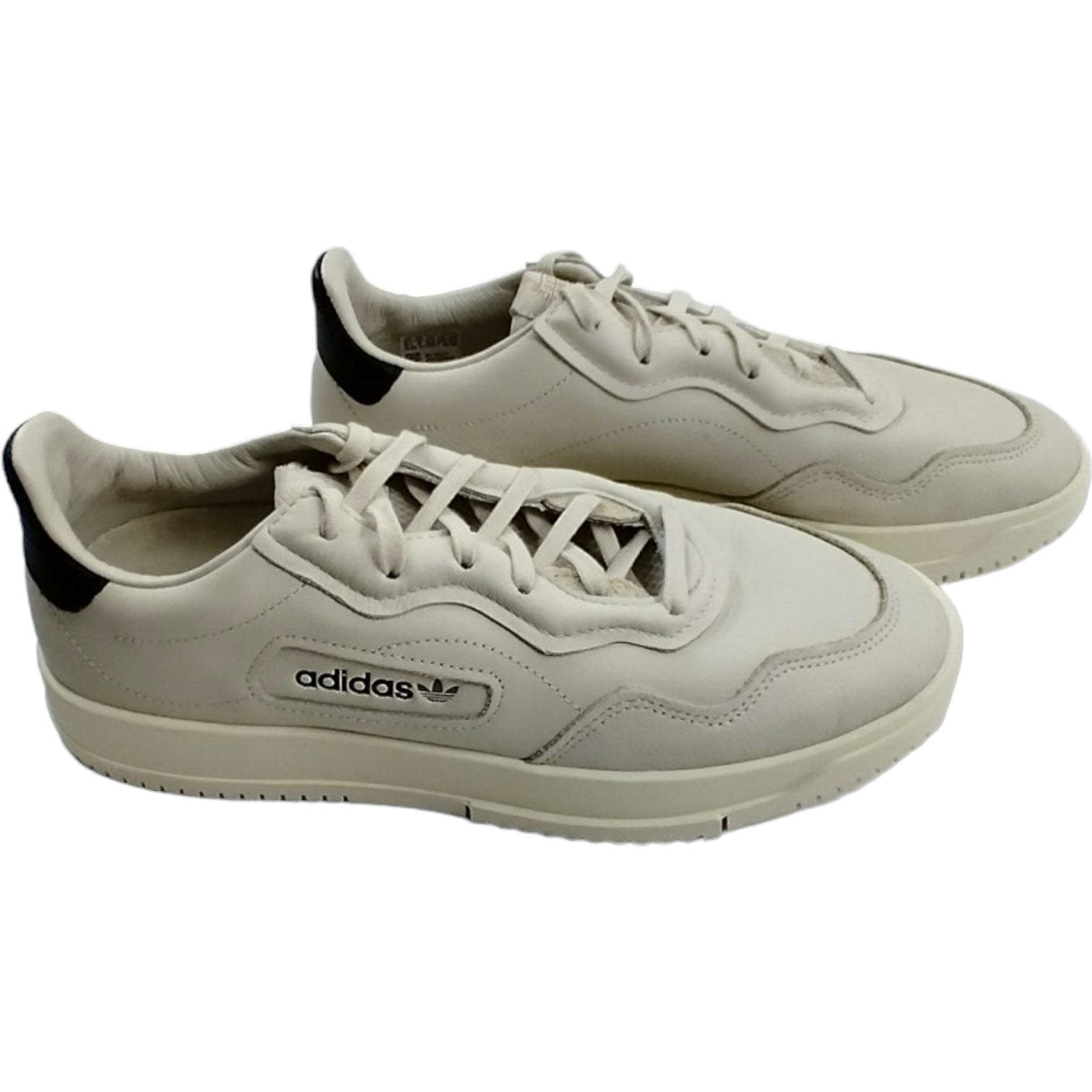 Adidas Cream/White Super Court Shoe