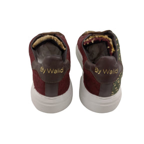 By Walid Wine/Khaki Sneakers