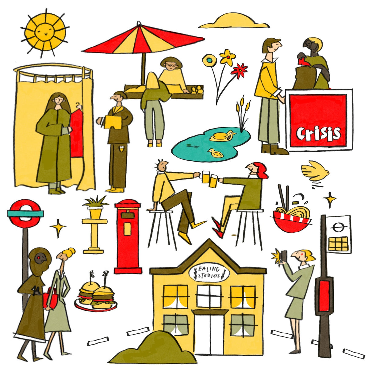 'Ealing' mug - exclusive design by Hanzsiie