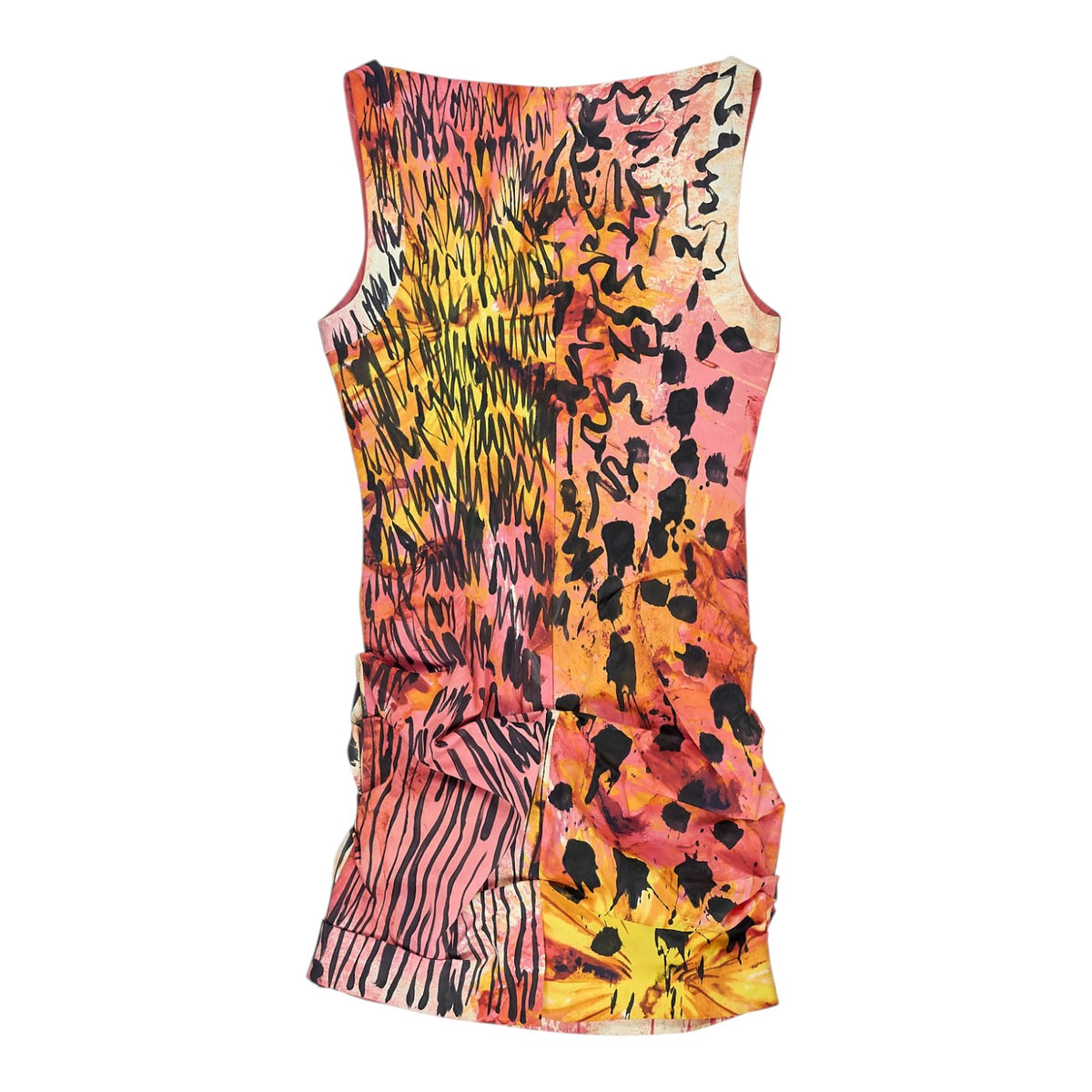 Olli Hull Upcycled Pink Rouched Dress