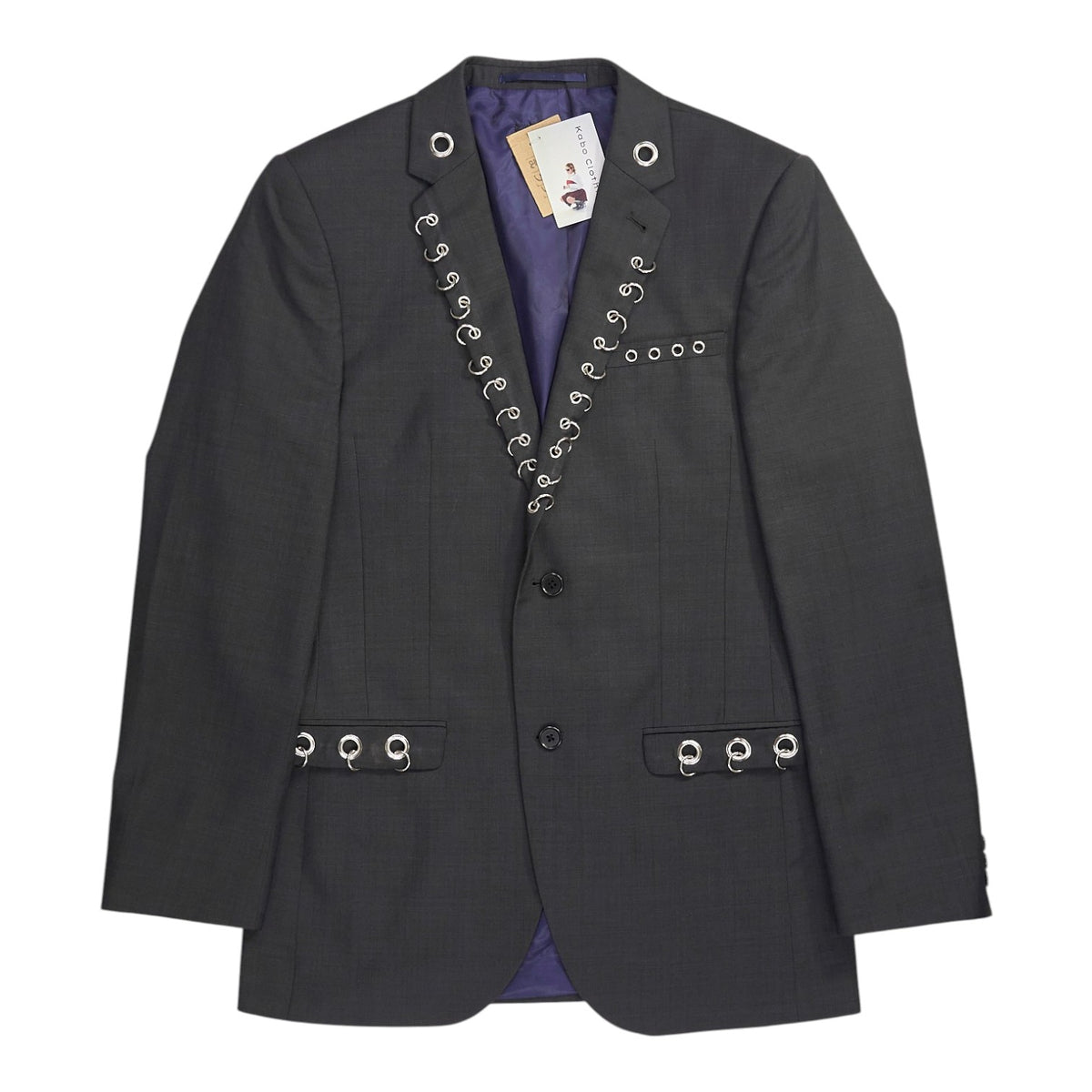 Kabo Grey Upcycled Blazer Jacket