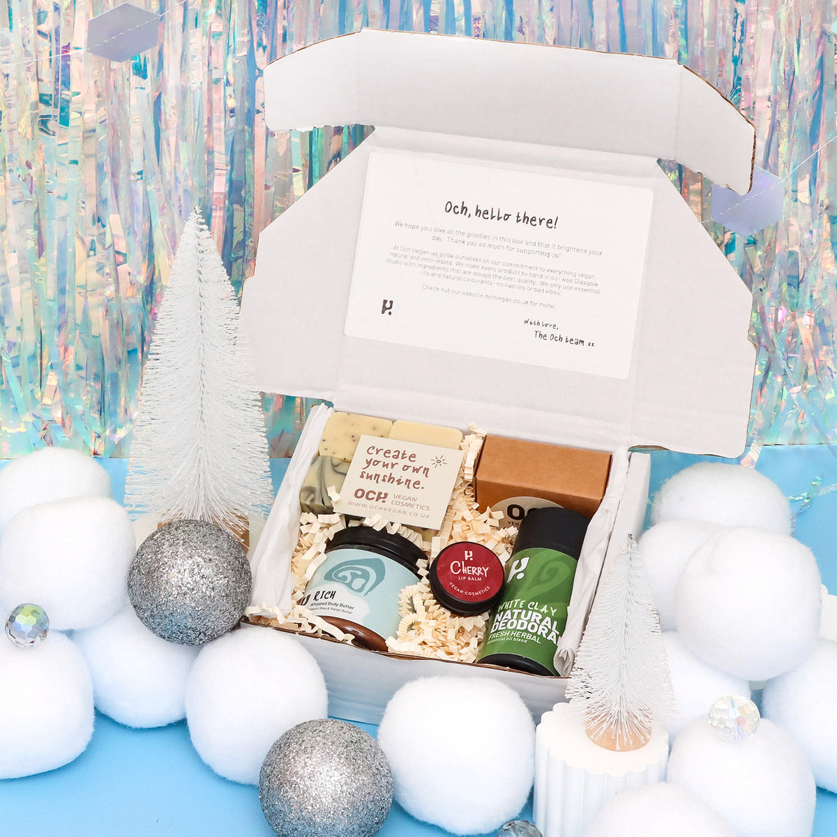 The Och Vegan Essential Pamper Gift Box