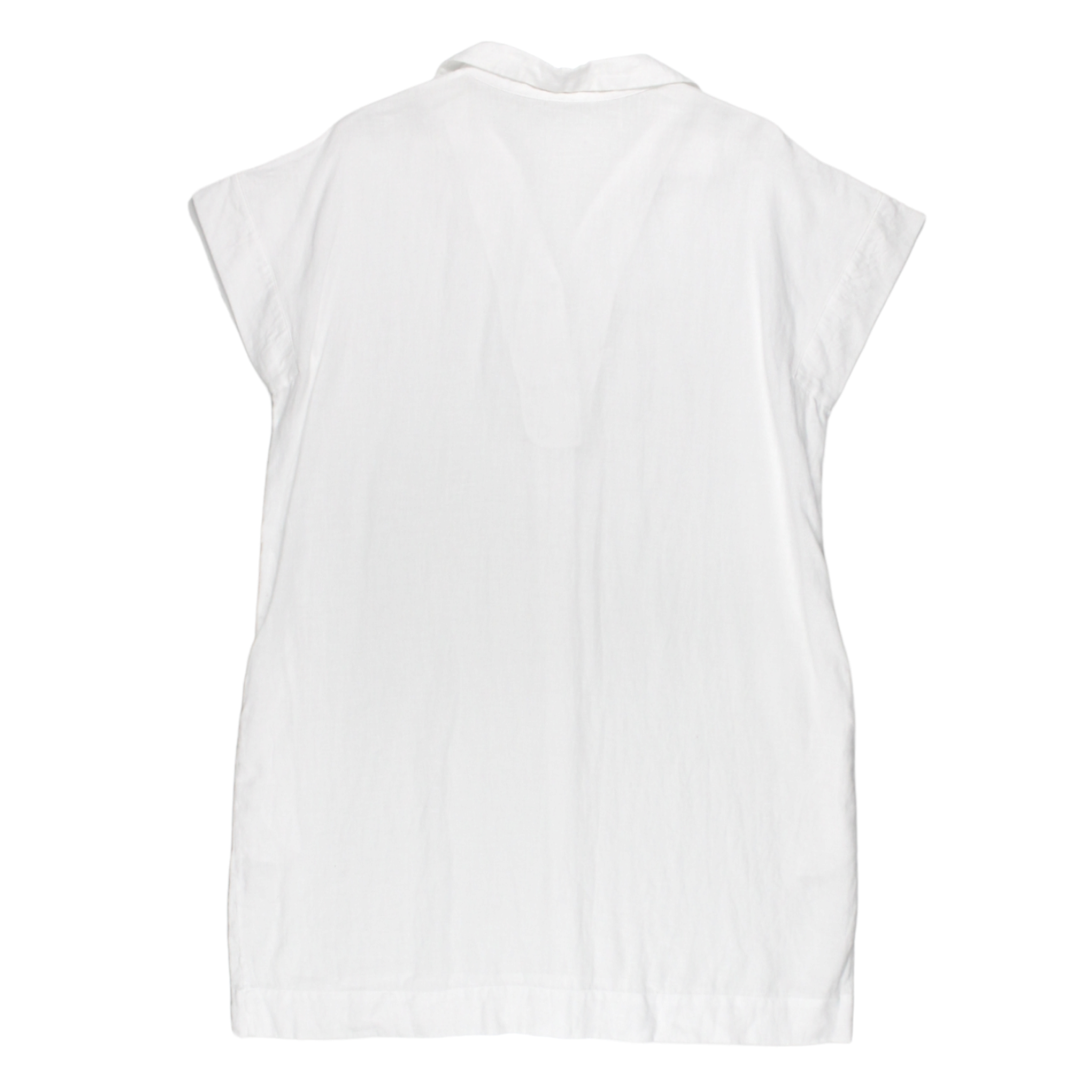 NRBY White Shelly Linen Dress - Sample