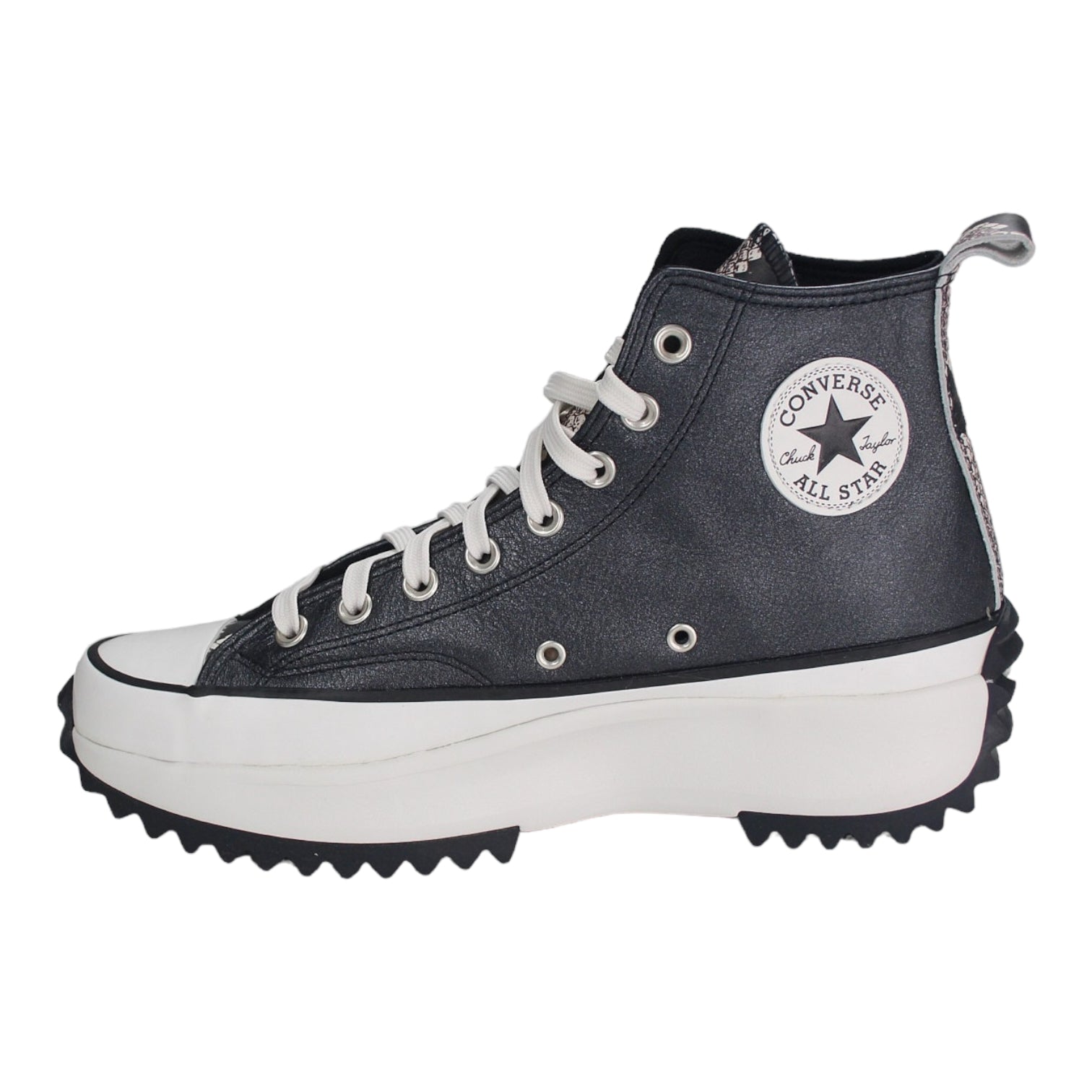 Converse Grey Metallic Run Star Hike Hi Top Shop from Crisis Online