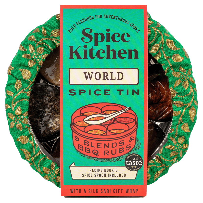 Spice ktichen World Spice Tin Front