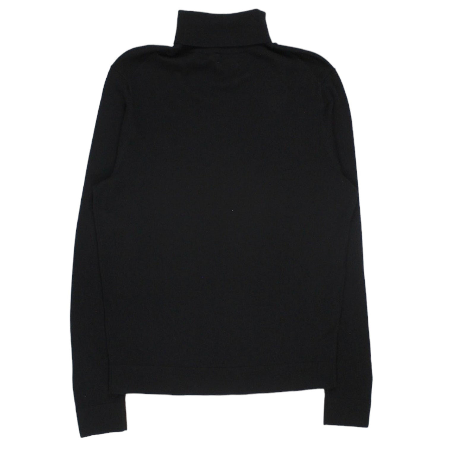 Calvin Klein Black Wool Polo Neck Jumper