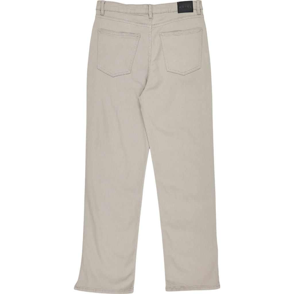 Motel Beige Straight Leg Jeans