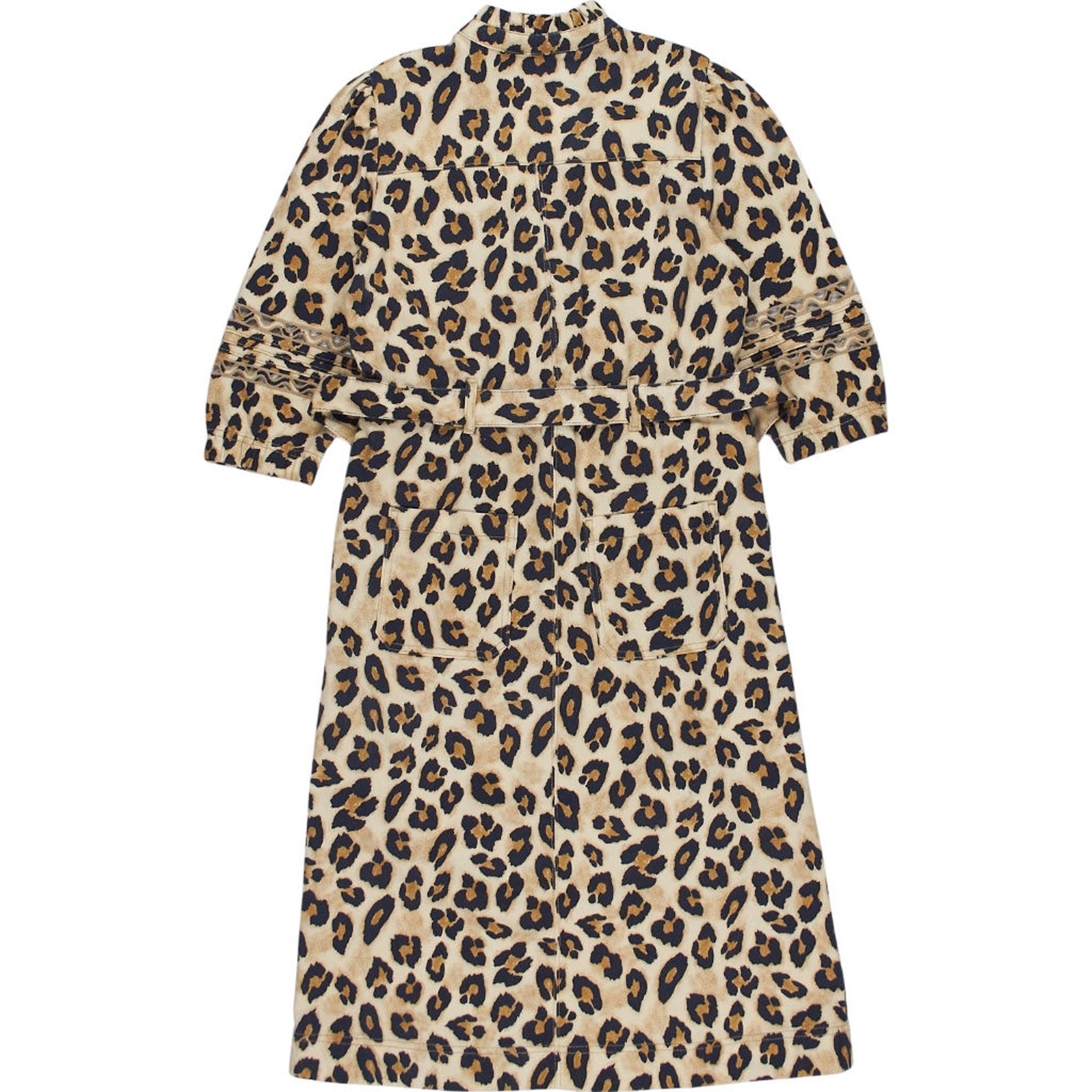 WYSE Leopard Print Zip Dress