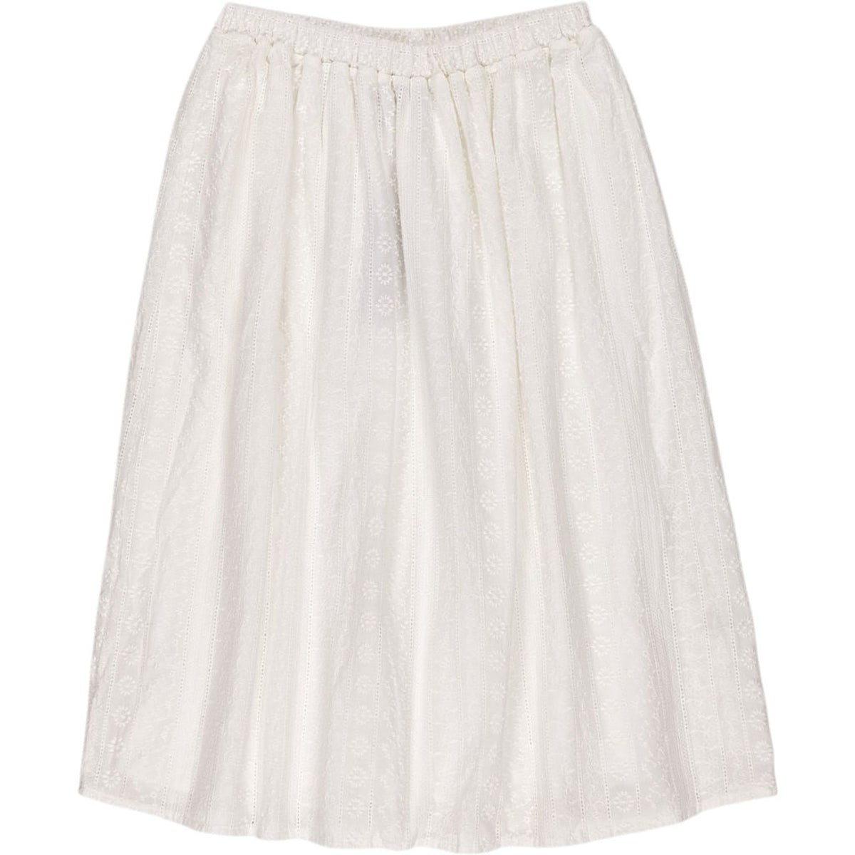 Motel White Rusma Broderie Skirt