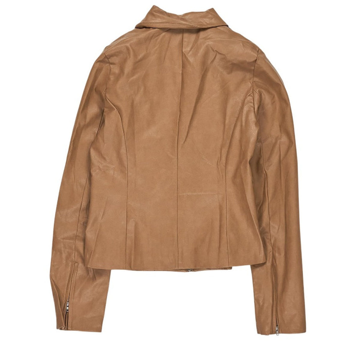 Motel Brown PU Jaga Jacket XS