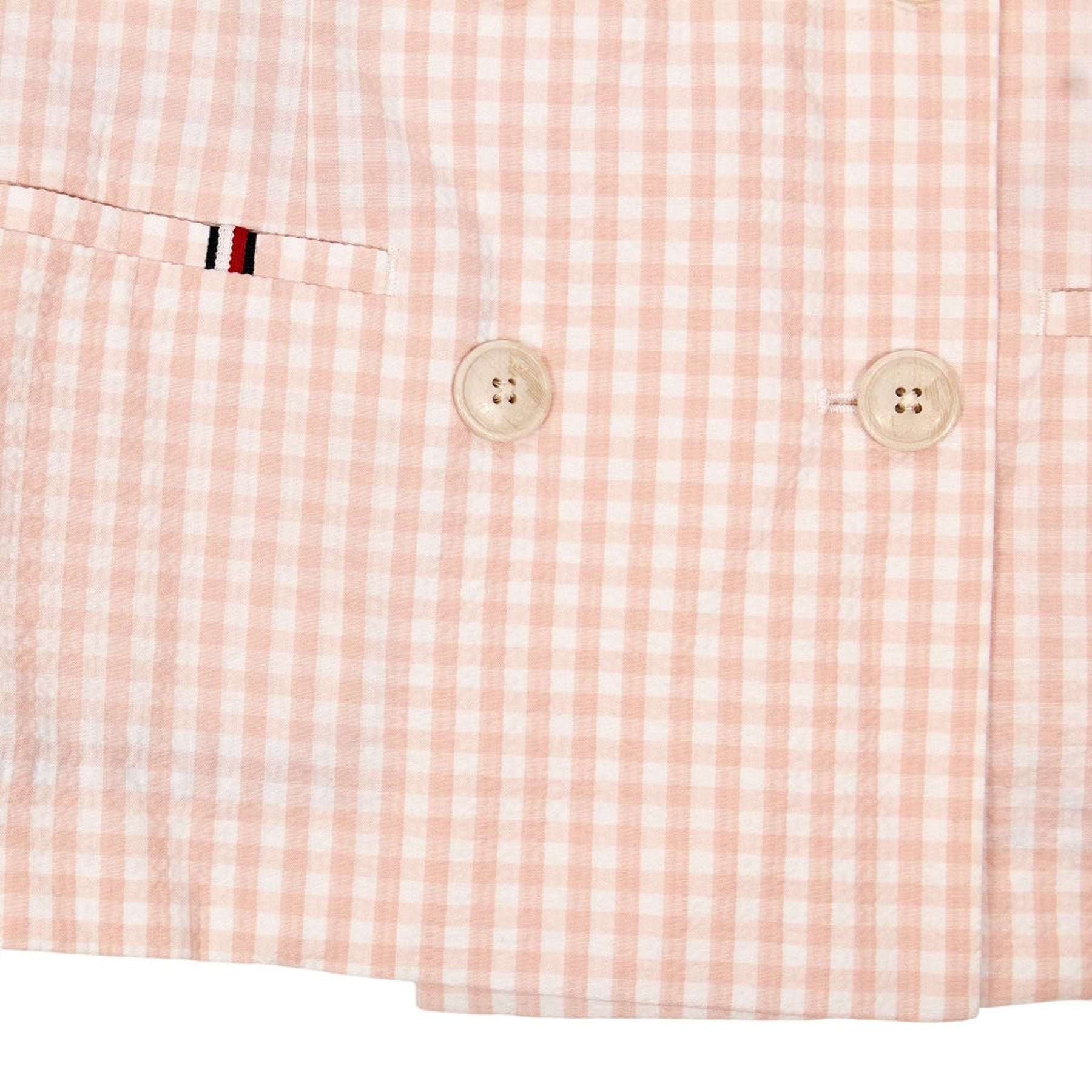 Tommy Hilfiger Pink Check Blazer and Shorts Set