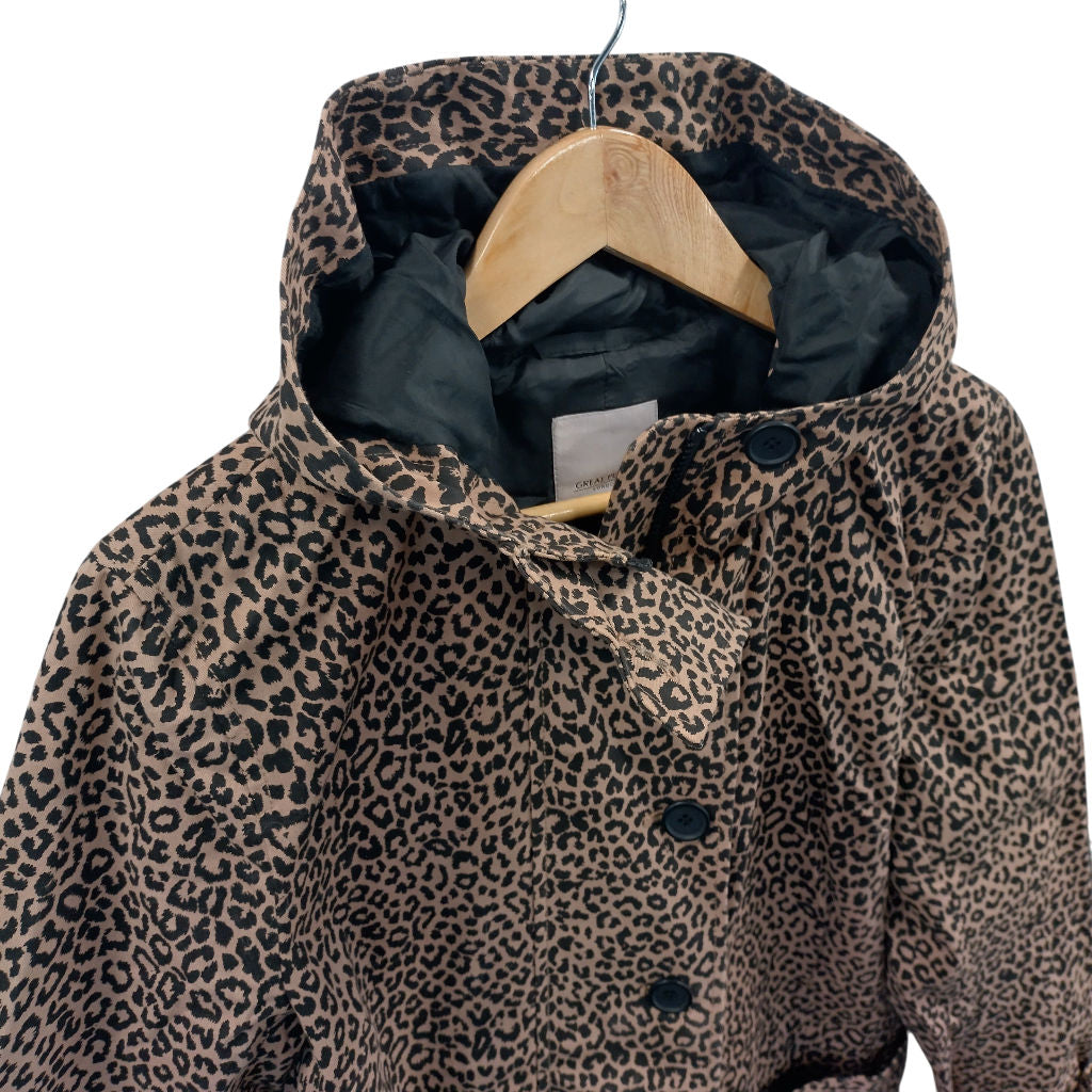 Great Plains Leopard Print Hooded Coat