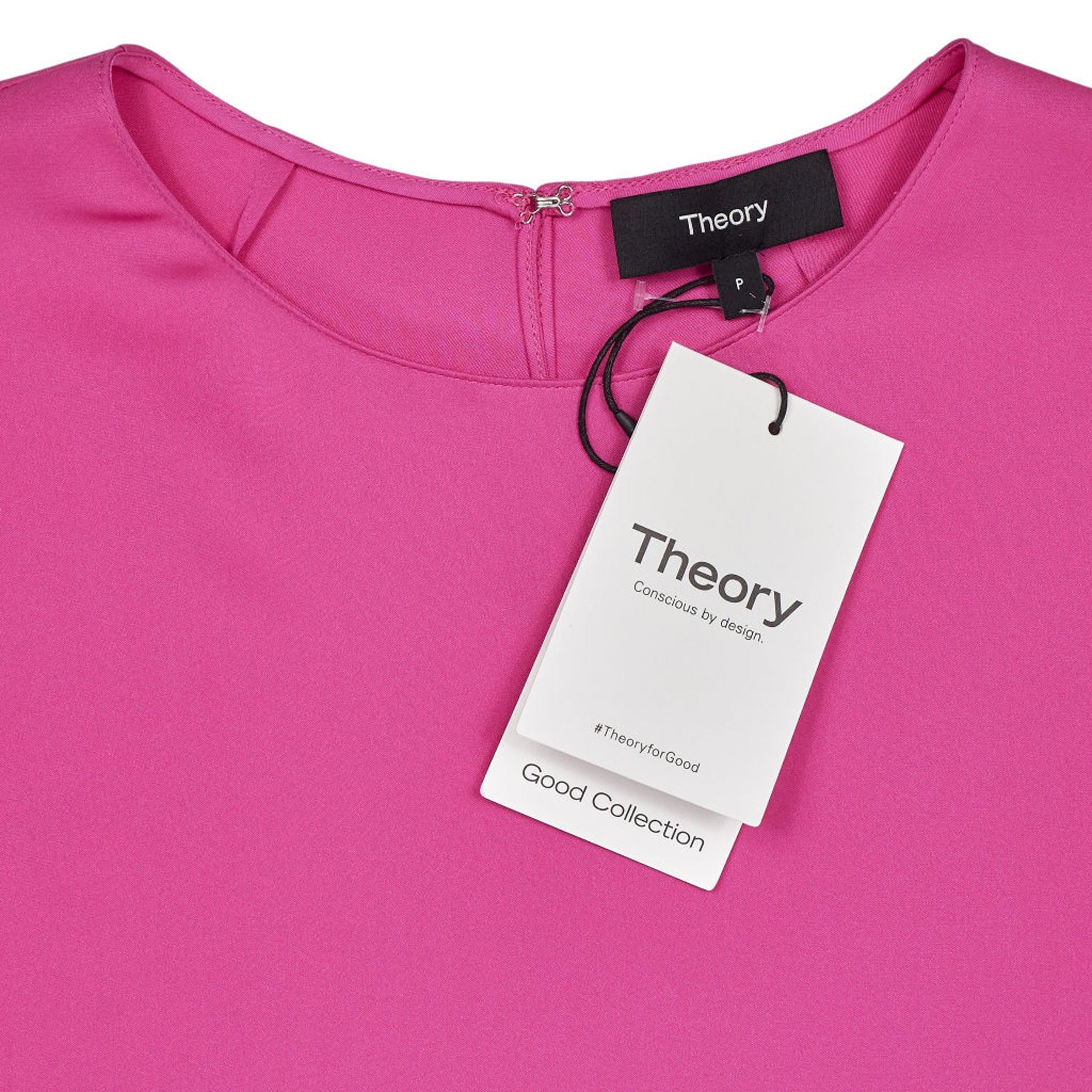 Theory Carnation Silk Tee
