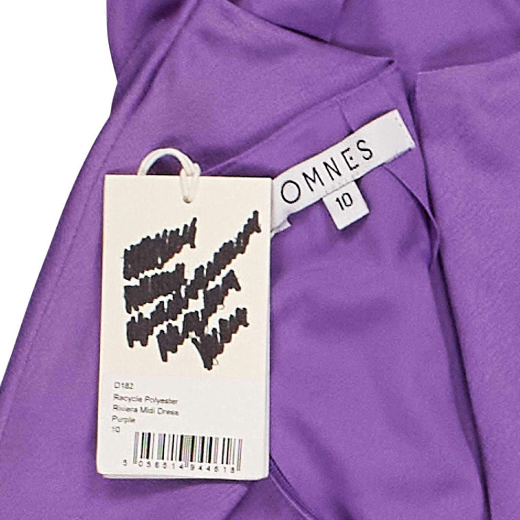 OMNES Purple Rivie Midi Dress