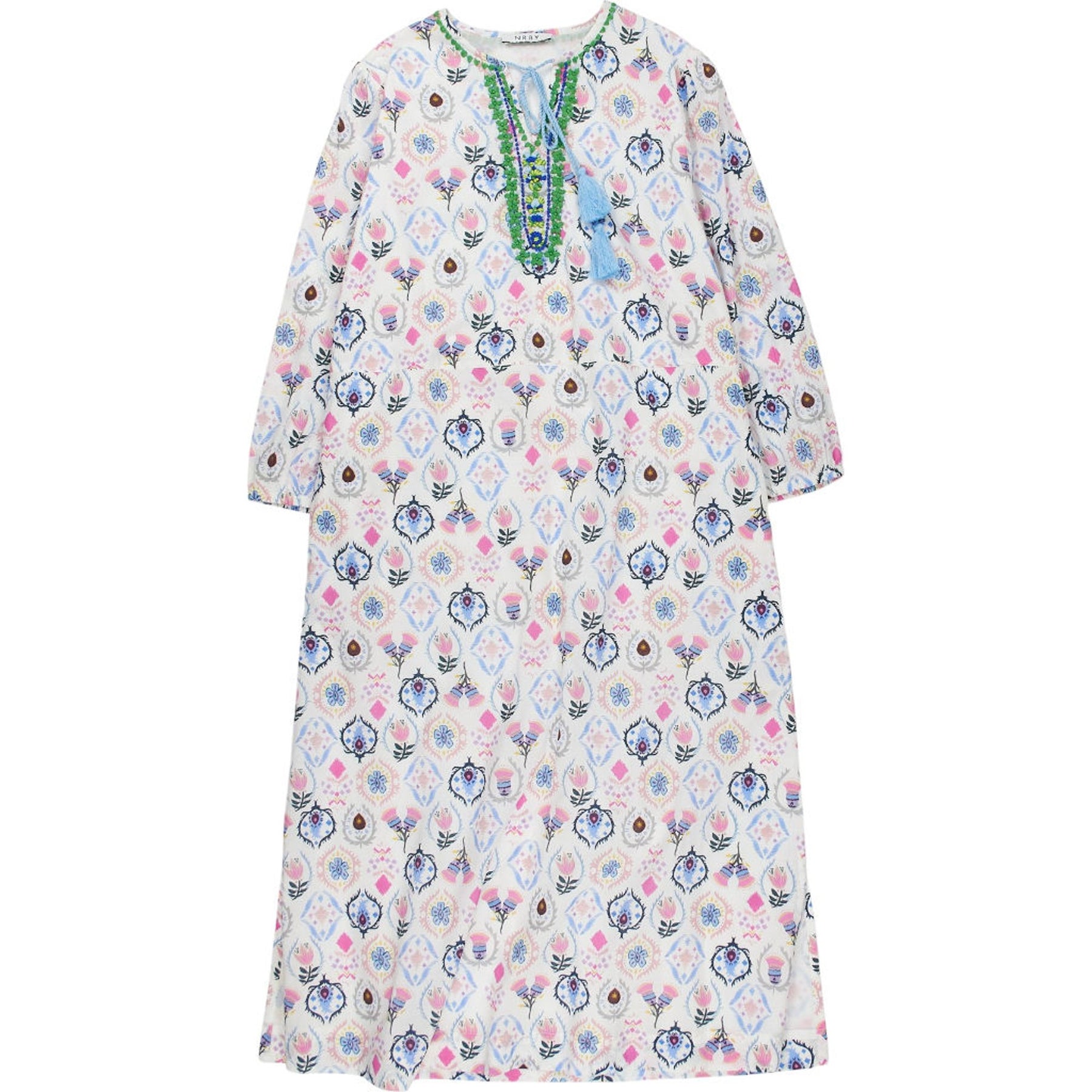 NRBY Multicolour Embroidered Tunic Dress