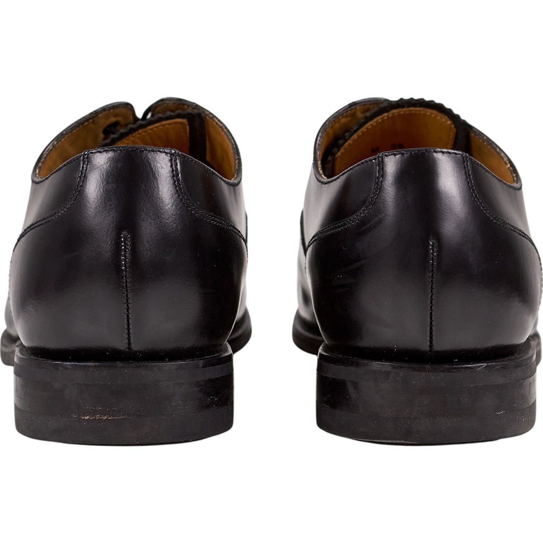 Loake Black Leather 300BRG Oxford Shoes