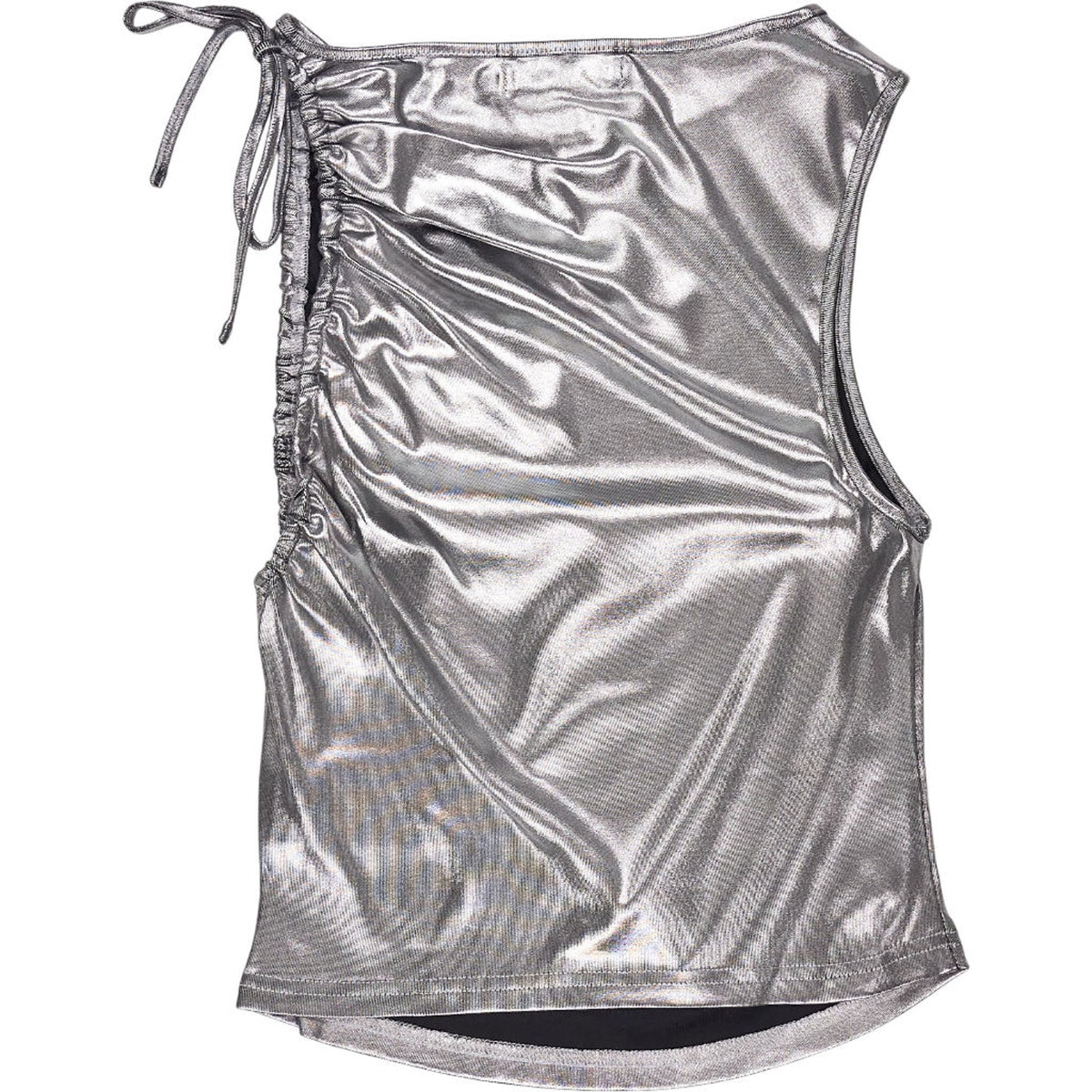Motel Silver Metallic Hagne Top