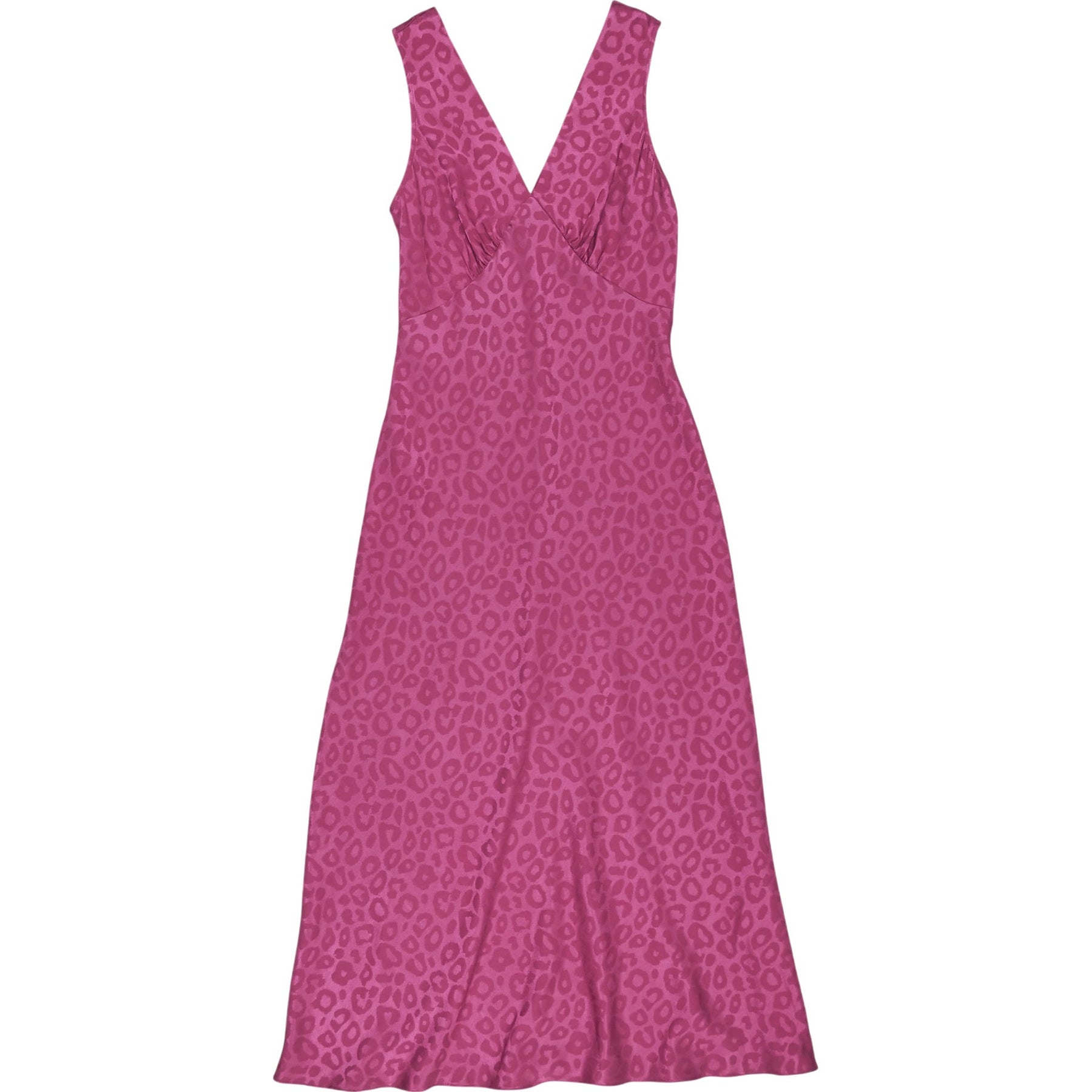 OMNES Pink Midi Dress