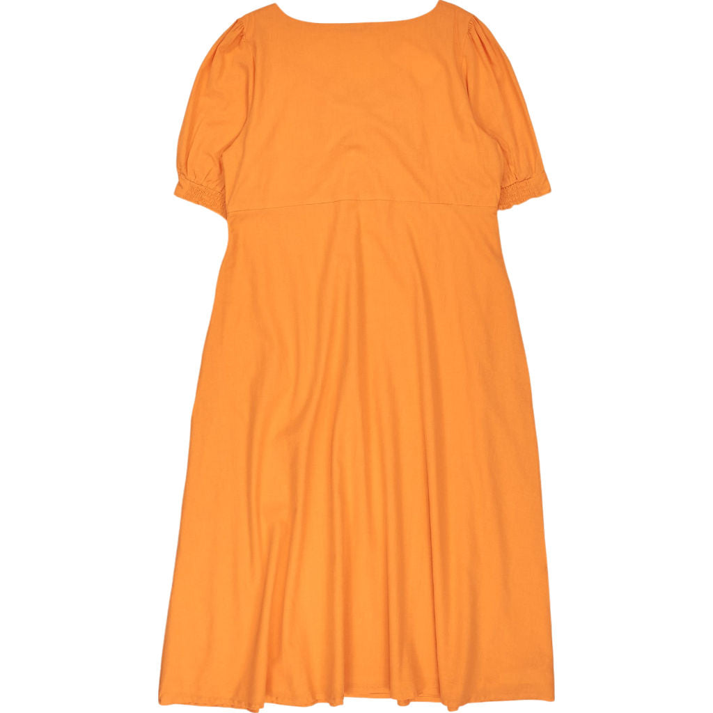 OMNES Orange Bluebell Knot Front Dress