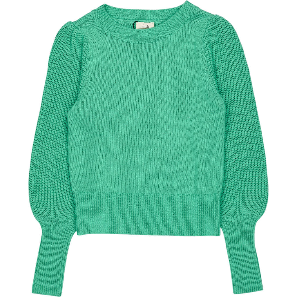 Hush Mint Green Brea Deep Rib Jumper