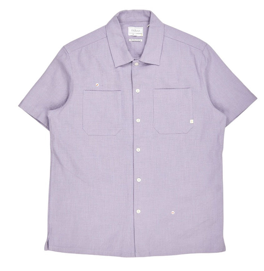 Farah Lavender Francis Short Sleeve Shirt