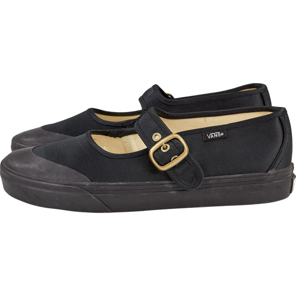 Vans Black Mary Jane Ballet Sneakers UK 3.5