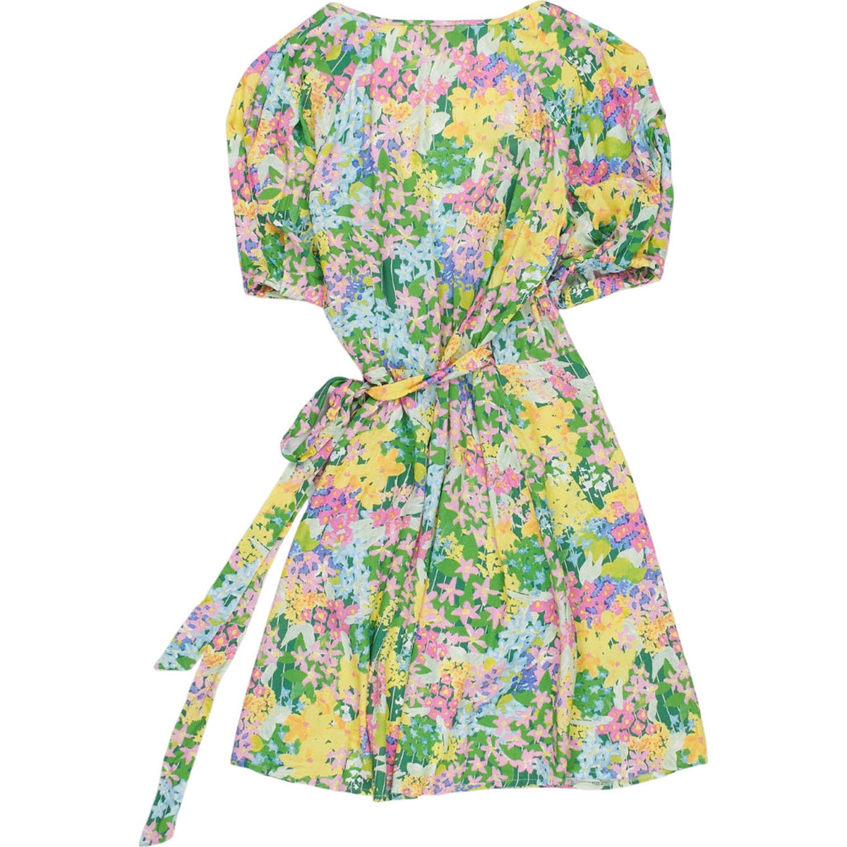 OMNES Multicolour Floral Wrap Dress